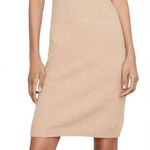 Vince  Sleeveless Knit‎ Sweater Dress Beige Tan XL NWT Photo 0