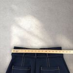 Anthropologie  MAEVE Irina Relaxed Ponte Black Wide Leg Belted Pants Size 8 Photo 6