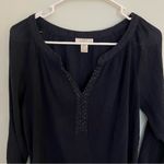 Loft Ann Taylor  Long Sleeve Lightweight Cute Subtle Beading. Beautiful! SP Photo 11