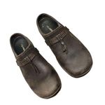 Merrell Encore Bracken Brown Leather Braided Slide Q2 Slip On Shoe 6.5 Mules GUC Photo 0