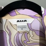Alia Purple Swirl Funky Hawaiian Button Up Shirt Photo 3