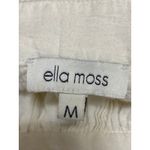 Ella Moss  Women's White Half Sleeve Embroidered Eyelet Peasant Blouse Top Size M Photo 2