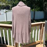 Barefoot Dreams  Women’s Long Beige Chenille Open Cardigan w Pockets Size M Photo 3