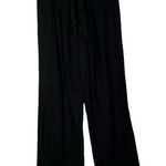 Boutique 2Sable Black Linen Wide Leg Casual Pants S Photo 0