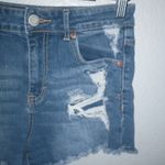 Aeropostale  High Waisted Shorty 27 6 Distressed Jeans Shorts Photo 3