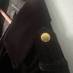 INC  International Concepts Black Velvet Jacket with Gold Accents like new Photo 7