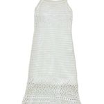 Sofia Jeans by Sofia Vegara Womens Dress Size Medium White Tie Strap Crochet Photo 4