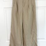 Everlane 100% Linen Way High Rise Pleated Wide Leg Drape Trouser Pant Size 0 Photo 2