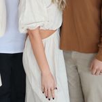 ASOS Cut Out Linen Dress Photo 5