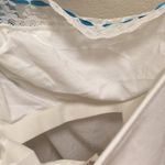 Rhonda Shear White Lace Nightgown With Blue Bow. NWOT Size L Photo 5