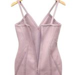 NWT The Girlcode Bandage V Neck Bodycon Midi Dress Lilac Mauve Women’s Size 6 Purple Photo 4