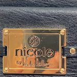 Nicole by Nicole Miller black leather cross body Photo 1