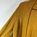 Madewell  Nolan Cardigan Knit Open Front Mustard Yellow S Photo 2