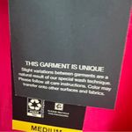 Gap  Women's Boyfriend Fit Button Down Long Sleeve Shirt 100% Linen Fuchsia NWT Photo 5