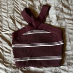 Babaton Aritzia  Criss Cross Strapless Crop Tank Top S Photo 0