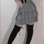 Twelve By Twelve tiered knit dress grey size M Photo 0