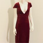 Feeling Flawless Burgundy Velvet V Photo 4