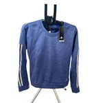 Adidas Energy Running Sweatshirt Women’s Lightweight Poly Blue Crew Neck size sm Photo 1