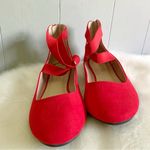 Dream Paris DREAM PAIRS Red Ankle Strap Elastic Ballet Flats 6.5 Photo 5