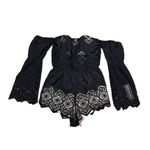 Stone Cold Fox NWT  “Aden” Cotton Lace Romper size 1 (US 2) Photo 2