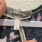 Kirra Women’s XS Fringe Trim Festival Tank Top Black Blue Southwestern Print Photo 2