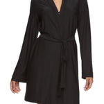 Apt. 9  Black Women's Sleep Robe Soft Sz XL Photo 0