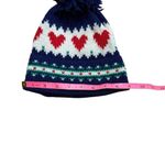 MCM Vintage Marceau Sports Knot Wool Pom Pom Beanie Skip Cap Women’s OS Blue Photo 4