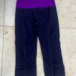 Lululemon Purple Banded Capri Leggings Sz 8 Photo 3