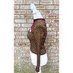 ZARA NWOT Front Cut-out Checker Print Sweater Photo 5