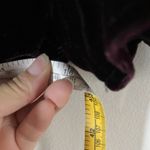 Jump Vintage Dark Red Velvet Short Sleeves Party Dress  5/6 Fit XS /S Y2K Gyaru Photo 6