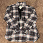 American Eagle  Plaid Flannel Shirt Size Small‎ Photo 0
