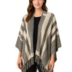Daytrip  size OS striped Poncho. Photo 0