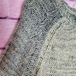 Elan OMBRE WOOL OPEN KNIT LONG LINE TUNIC WITH METALLIC WEAVE ACCENTS LARGE Photo 2