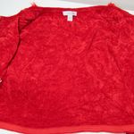 Love That Sweater Christmas Cardigan Santa Claus Stockings Red White Lg Beaded Photo 10