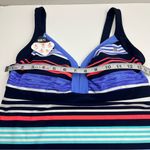 ZeroXposur  Active Swimwear Swim Dress Womens SZ Small Stripe UPF 30+ Outdoor NEW Photo 4
