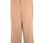 Pretty Little Thing Pink High Rise Wide Leg Cropped Ankle Career Dress Pants 10 Photo 0