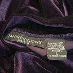 Impressions  purple velveteen tank Photo 4