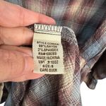 Vintage Havana  Cream and Blue Plaid Button Front Long Sleeve Mini Dress Photo 7