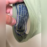 ZARA  sage green scoop neck one piece swim suit Photo 4