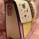 ALDO Colorblock Embellished Satchel with Charms & Gold Chain – NWT Photo 2