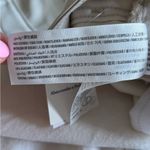 Abercrombie & Fitch Abercrombie Slim Straight Leg High Rise Cream Faux Leather Jeans Size 24 NEW Photo 8