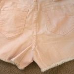 LC Lauren Conrad Women’s Pink&white gingham cutoff shorts Photo 3