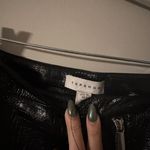 Topshop Leather Croc Mini Skirt Photo 9