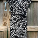 Connected Apparel  Black &‎ White dress size 8 contemporary webbing summer spring Photo 0