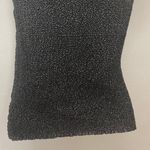 Lou Nardi Collection Textured Stretch Tank Top Black Pucker Crinkle Fabric Small Photo 8