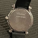 Chopard Happy Sport Round Quartz 36mm Ladies Watch 8475 Stainless Steel Silver Black Photo 6