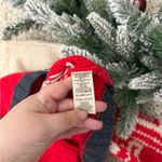 Free People  Red and White Heart Sweater Photo 4