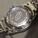 Lois Hill Watch Sterling Silver Roman Numbers Bracelet Link Watch Rare Photo 12