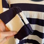 Lululemon  10 Every Yogi Reversible Long Sleeve Stripe Blue and White Shirt Photo 11