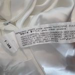 ZARA knotted satin effect flare sleeve top Photo 10